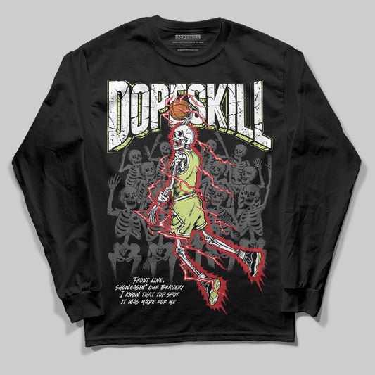 Jordan 11 “Inner Beast” DopeSkill Long Sleeve T-Shirt Thunder Dunk Graphic Streetwear - Black