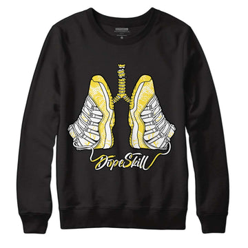 Jordan 11 Low 'Yellow Snakeskin' DopeSkill Sweatshirt Breathe Graphic Streetwear - Black