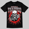 Jordan 9 Retro Gym Red DopeSkill T-Shirt Trapped Halloween Graphic Streetwear - black