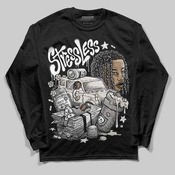 Jordan 3 Retro Pure Money DopeSkill Long Sleeve T-Shirt Stressless Graphic Streetwear - Black