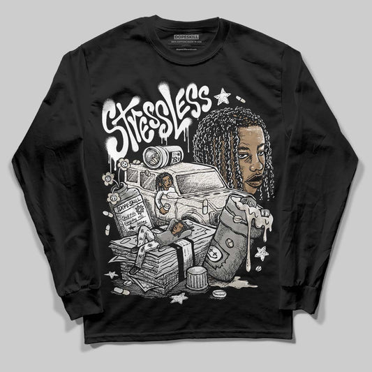 Jordan 3 Retro Pure Money DopeSkill Long Sleeve T-Shirt Stressless Graphic Streetwear - Black