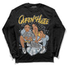 Jordan 13 “Blue Grey” DopeSkill Long Sleeve T-Shirt Queen Of Hustle Graphic Streetwear - Black