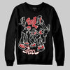 Jordan 4 “Flight Club” DopeSkill Sweatshirt Real Y2K Players Graphic Streetwear - Black