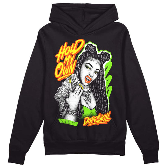 Neon Green Sneakers DopeSkill Hoodie Sweatshirt New H.M.O Graphic Streetwear - Black