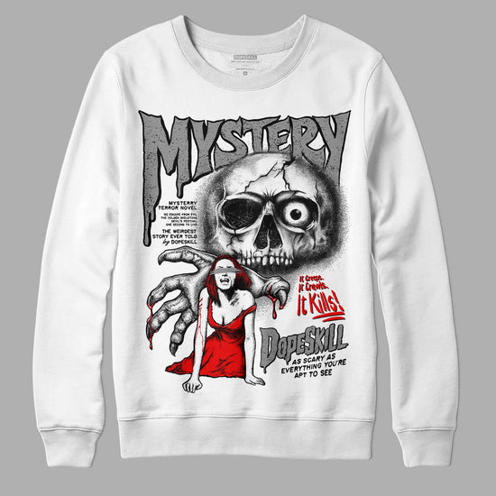 Dunk Panda White Black DopeSkill Sweatshirt Mystery Ghostly Grasp Graphic Streetwear - White