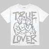 Jordan 11 Cool Grey DopeSkill Oversize Print T-Shirt True Lover Graphic Streetwear