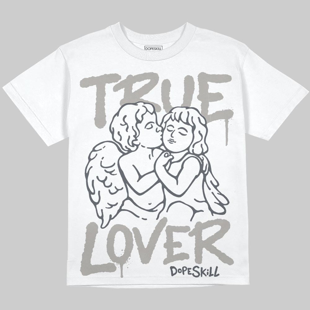 Jordan 11 Cool Grey DopeSkill Oversize Print T-Shirt True Lover Graphic Streetwear