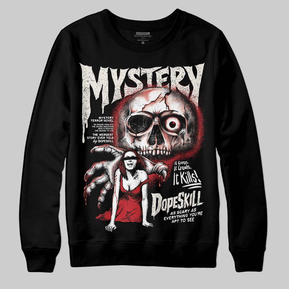 Jordan 4 “Flight Club” DopeSkill Sweatshirt Mystery Ghostly Grasp Graphic Streetwear - Black