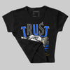 Royal Blue Collection DopeSkill Women's Crop Top Trust No One Graphic