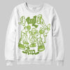 Jordan 13 Retro Bright Cactus DopeSkill Sweatshirt Real Y2K Players Graphic Streetwear - White