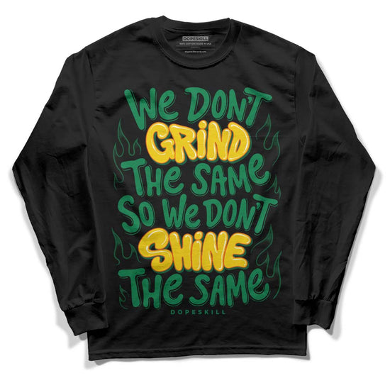 Green Sneakers DopeSkill Long Sleeve T-Shirt Grind Shine Graphic Streetwear - Black 