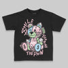 Jordan 4 Retro Valentine's Day (2026) (GS) DopeSkill Toddler Kids T-shirt Smile Through The Pain Graphic Streetwear - black