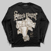 TAN Sneakers DopeSkill Long Sleeve T-Shirt Stack Paper Graphic Streetwear - Black