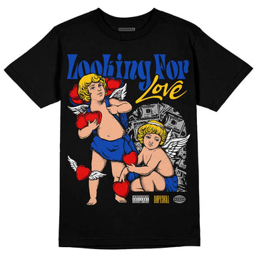 Jordan 14 “Laney” DopeSkill T-Shirt Looking For Love Graphic Streetwear - Black