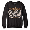 Jordan 3 Retro Palomino DopeSkill Sweatshirt Queen Graphic Streetwear - Black