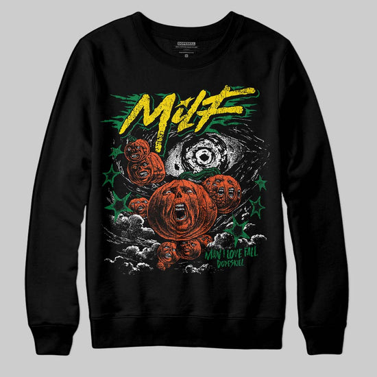 Dunk Low Reverse Brazil DopeSkill Sweatshirt MILF Graphic Streetwear - Black