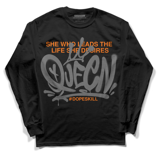 Jordan 3 Retro 'Fear Pack' DopeSkill Long Sleeve T-Shirt Queen Graphic Streetwear - Black