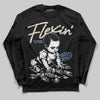 Nike Air Diamond Turf Must Be the Money DopeSkill Long Sleeve T-Shirt Flexin' Graphic Streetwear - Black