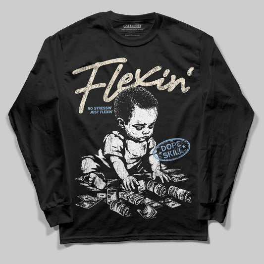 Nike Air Diamond Turf Must Be the Money DopeSkill Long Sleeve T-Shirt Flexin' Graphic Streetwear - Black