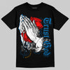 Jordan 4 Retro GS 'Messy Room' DopeSkill T-Shirt Trust God Graphic Streetwear - Black