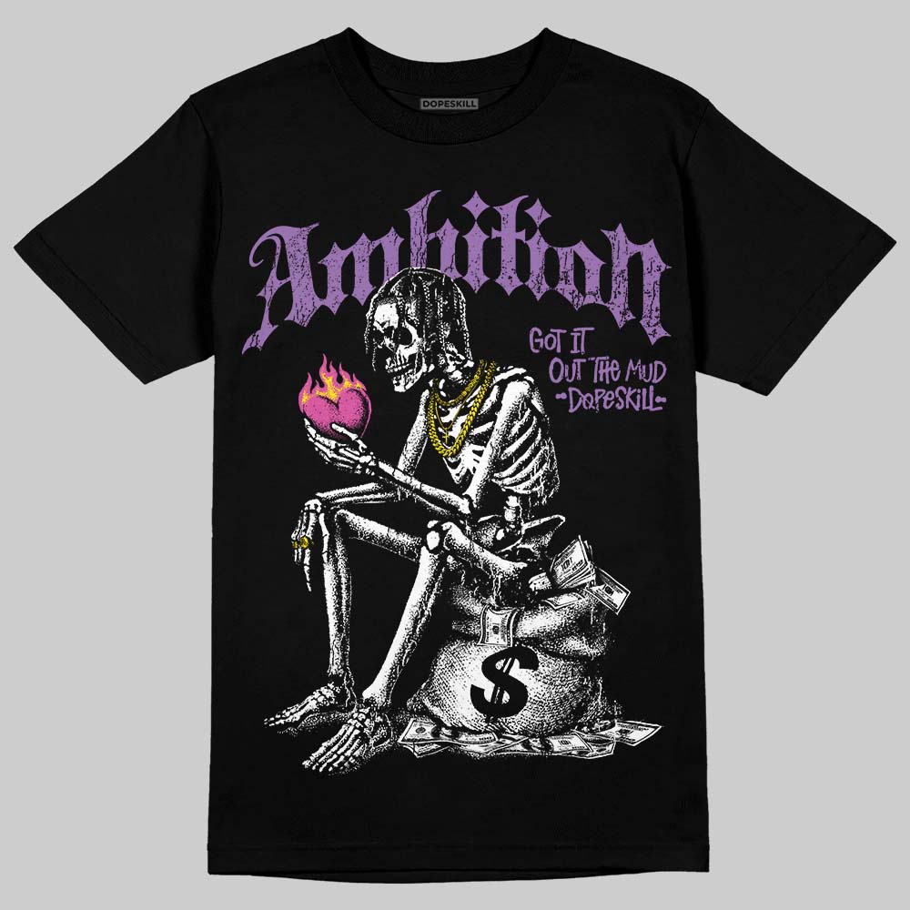 PURPLE Sneakers DopeSkill T-Shirt Ambition Graphic Streetwear - Black