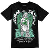 Jordan 1 High OG Green Glow DopeSkill T-Shirt Angels Graphic Streetwear - Black