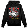 Red Sneakers DopeSkill Hoodie Sweatshirt Trust No One Graphic Streetwear - black