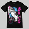 Pink Sneakers DopeSkill T-Shirt Trust God Graphic Streetwear - Black