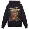 Jordan 6 WMNS Gore-Tex Brown Kelp DopeSkill Hoodie Sweatshirt Never Stop Hustling Graphic Streetwear - Black