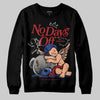 Jordan 4 “Rare Air” DopeSkill Sweatshirt New No Days Off Graphic Streetwear - Black