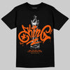 Jordan 12 Retro Brilliant Orange DopeSkill T-Shirt King Chess Graphic Streetwear - Black