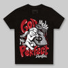 Jordan 1 High OG “Ruby” DopeSkill Toddler Kids T-shirt God Made Me Perfect Graphic Streetwear - Black