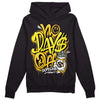 Jordan 4 Retro “Vivid Sulfur” DopeSkill Hoodie Sweatshirt No Days Off Graphic Streetwear - Black