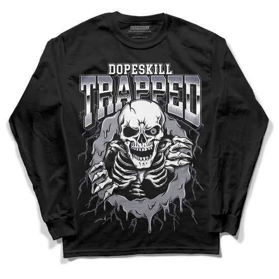 Jordan 14 Retro 'Stealth' DopeSkill Long Sleeve T-Shirt Trapped Halloween Graphic Streetwear - black