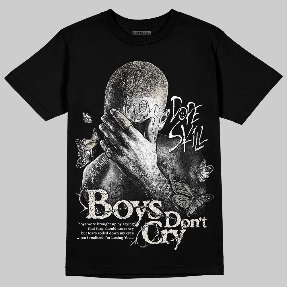 Jordan 3 Retro Pure Money DopeSkill T-Shirt Boys Don't Cry Graphic Streetwear  - Black