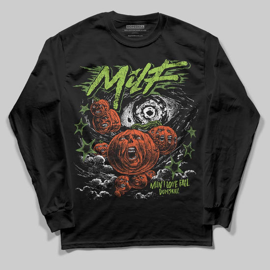 Dunk Low 'Chlorophyll' DopeSkill Long Sleeve T-Shirt MILF Graphic Streetwear - Black