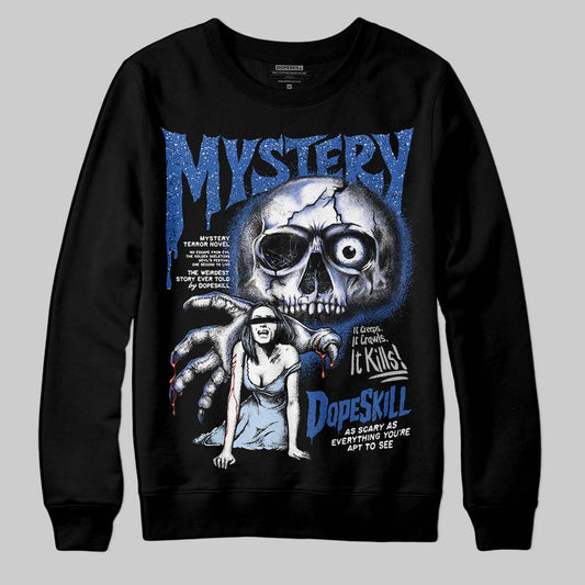 Awake NY x Jordan 5 Retro 'Black Racer Blue' DopeSkill Sweatshirt Mystery Ghostly Grasp Graphic Streetwear - Black