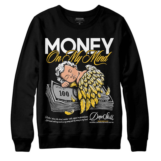 Jordan 4 Retro “Vivid Sulfur” DopeSkill Sweatshirt MOMM Graphic Streetwear - Black