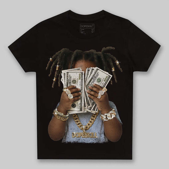 Jordan 3 GS “Cobalt Bliss” DopeSkill Toddler Kids T-shirt Rich Youth Graphic Streetwear - Black