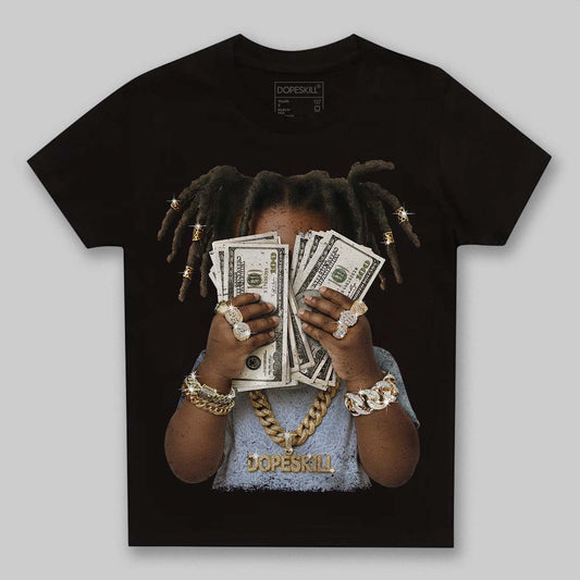 Jordan 3 GS “Cobalt Bliss” DopeSkill Toddler Kids T-shirt Rich Youth Graphic Streetwear - Black