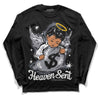 Jordan 14 Retro 'Stealth' DopeSkill Long Sleeve T-Shirt Heaven Sent Graphic Streetwear - Black