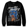 Jordan 11 Low “Space Jam” DopeSkill Sweatshirt Never Stop Hustling Graphic Streetwear - Black
