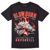 Jordan 6 Retro Toro Bravo DopeSkill T-shirt Slow Burn Graphic Streetwear - Black