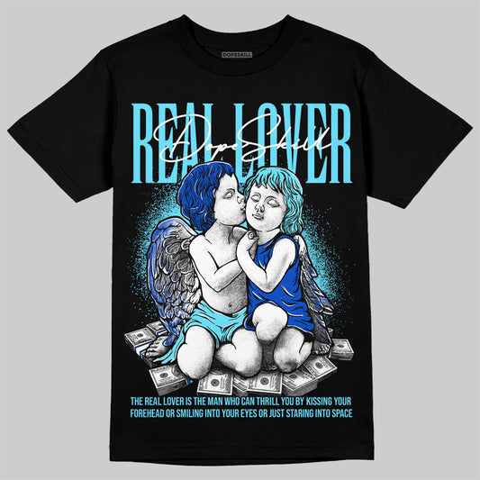 Dunk Low Argon DopeSkill T-Shirt Real Lover Graphic Streetwear - Black