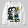 Jordan 5 Aqua DopeSkill Sweatshirt NPC Graphic Streetwear - White