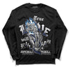 Jordan Spiz’ike Low “White/Obsidian” DopeSkill Long Sleeve T-Shirt True Love Will Kill You Graphic Streetwear - Black