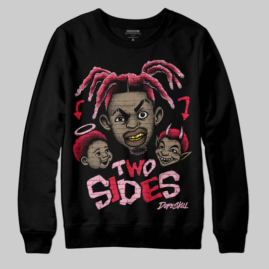 Dunk Low Valentine's Day (2026) DopeSkill Sweatshirt Two Sides Graphic Streetwear - Black