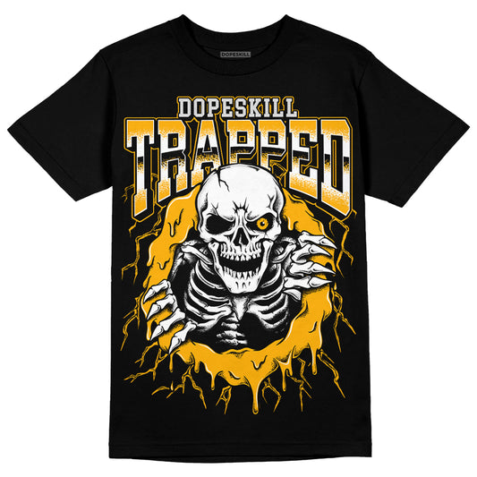 Dunk Low Championship Goldenrod DopeSkill T-Shirt Trapped Halloween Graphic Streetwear - Black