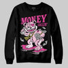 Pink Sneakers DopeSkill Sweatshirt Money Callin' Graphic Streetwear - Black