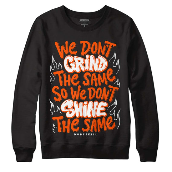 MSCHF Super Normal 2 Orange Milk DopeSkill Sweatshirt Grind Shine Graphic Streetwear - Black